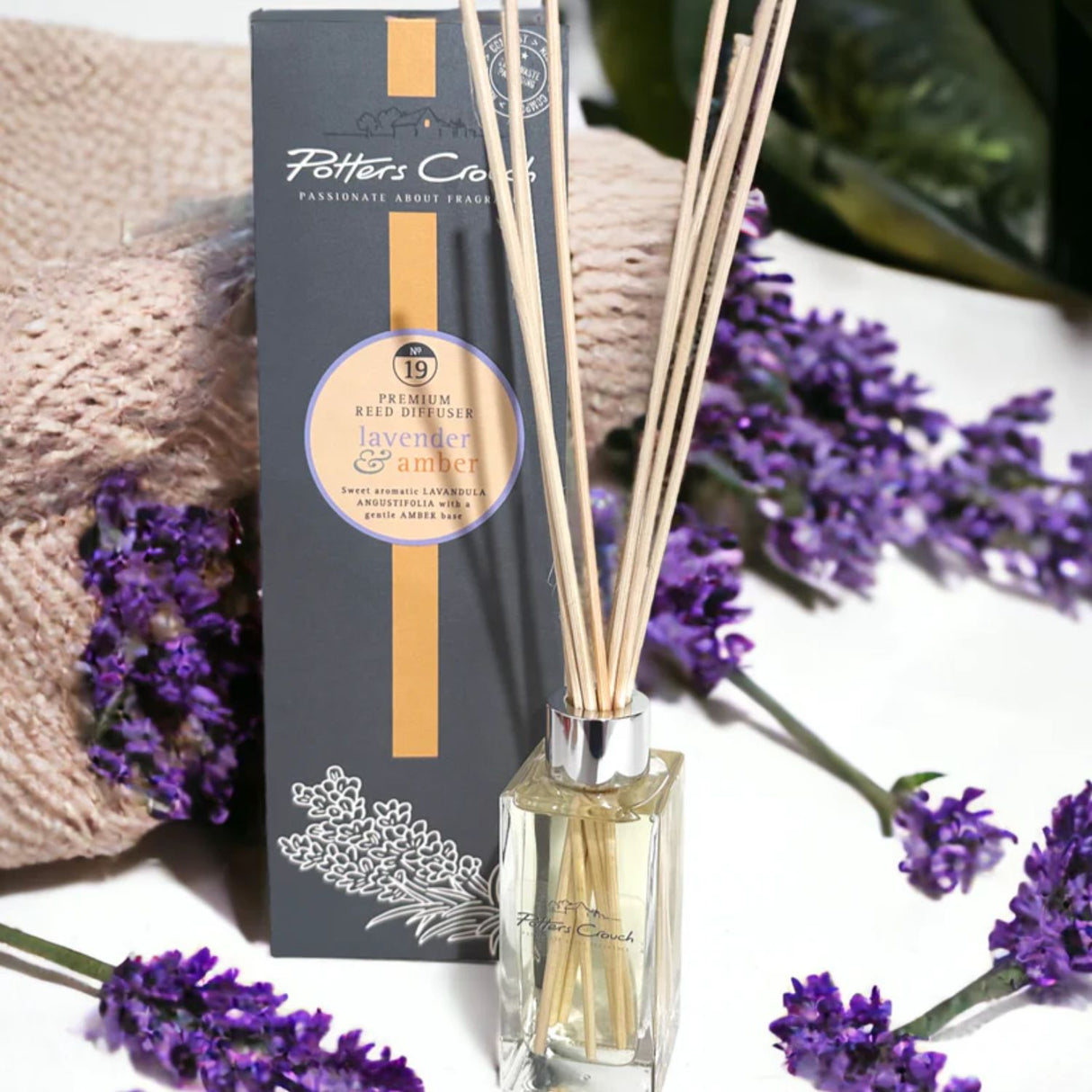 Potters Crouch Lavender & Amber Reed Diffuser