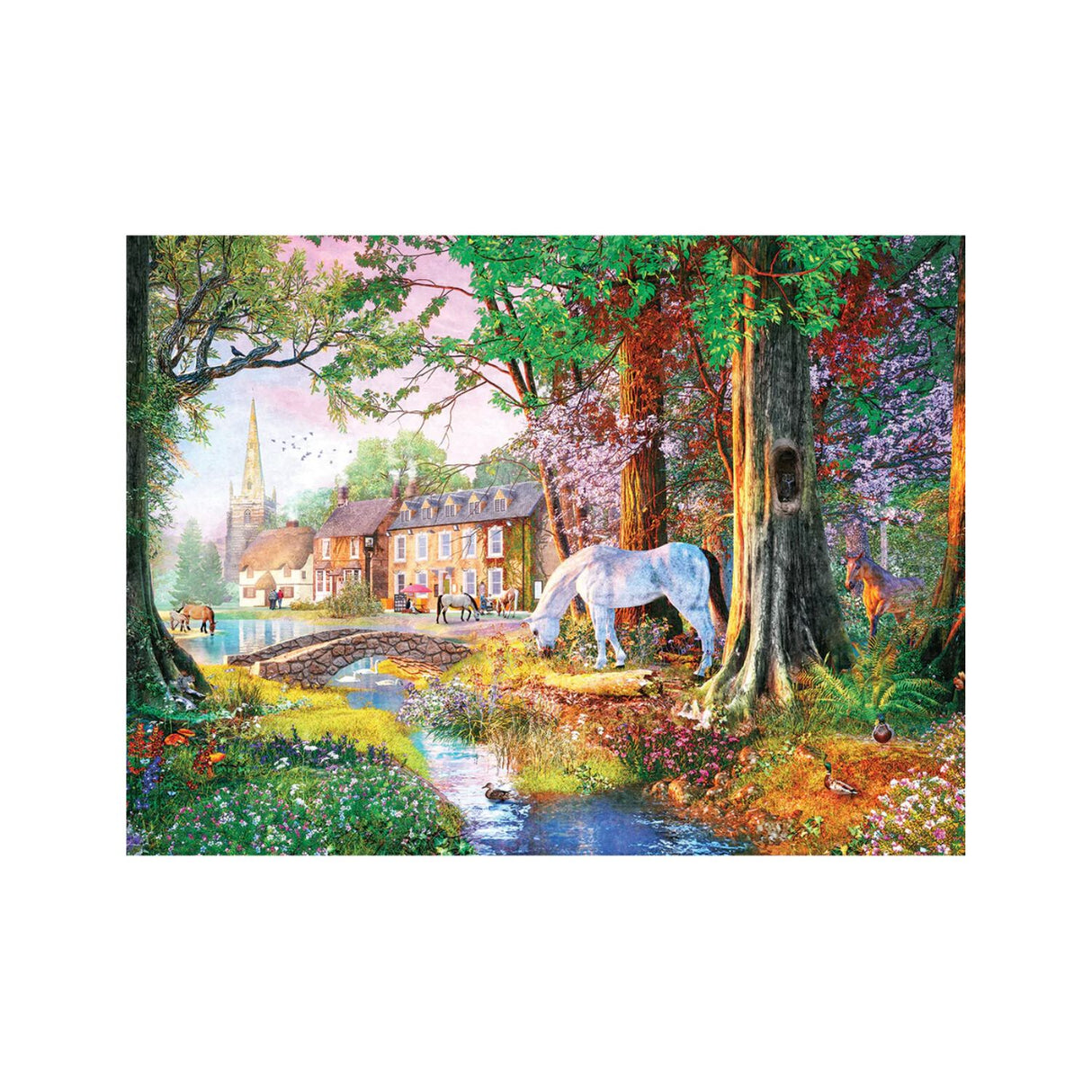 Gibsons Games 1000 Piece New Forest Ponies Jigsaw Puzzle