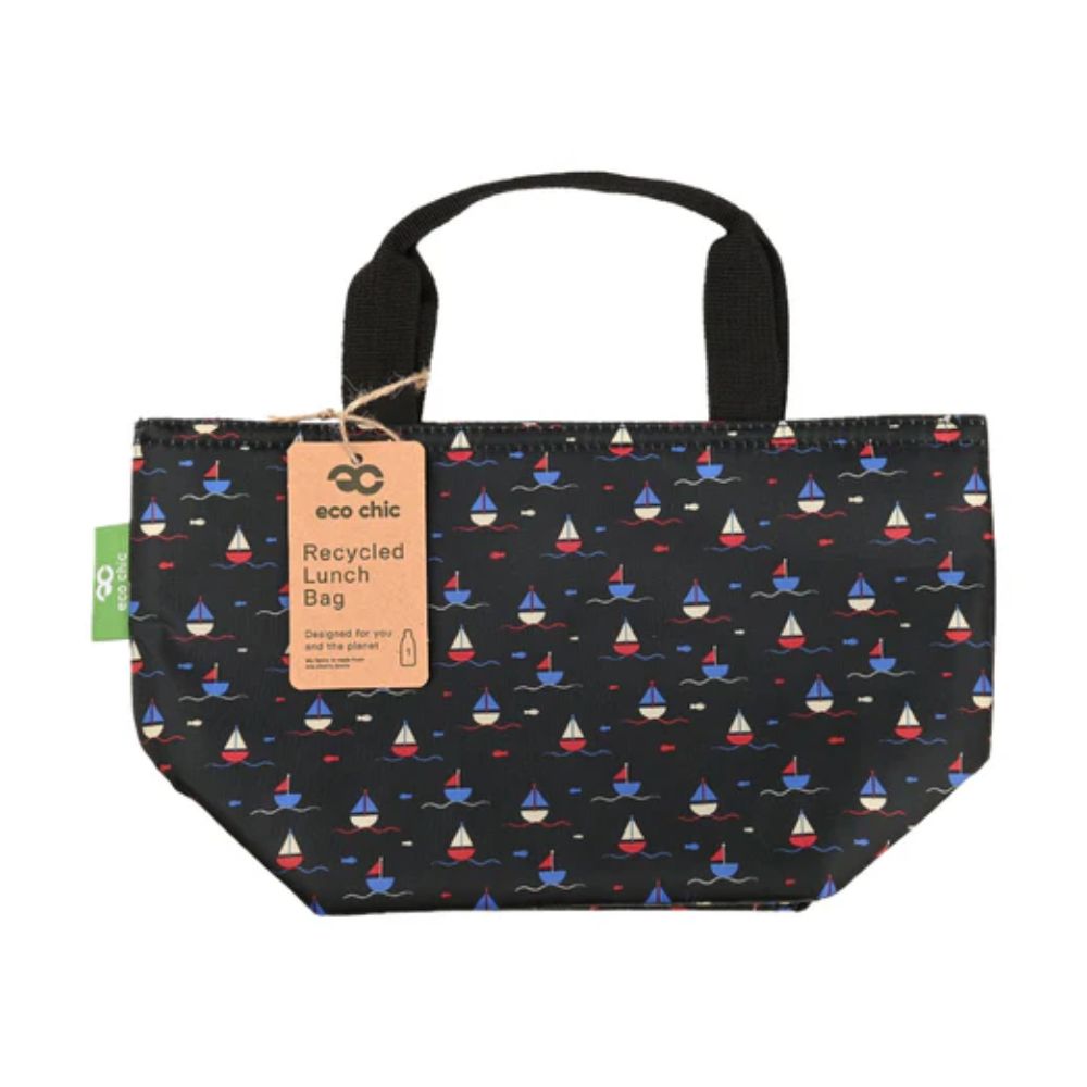 Eco Chic Lightweight Foldable Lunch Bag Yachts