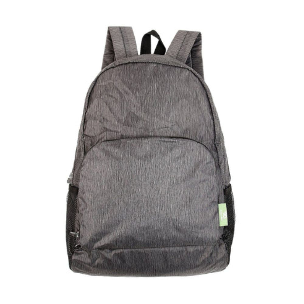 Eco Chic Lightweight Foldable Backpack Grey