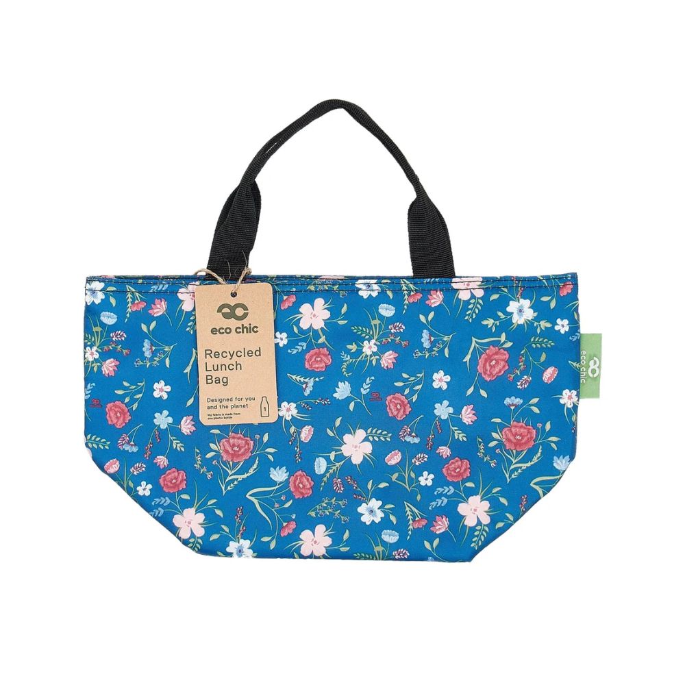 Eco Chic Lightweight Foldable Lunch Bag Floral