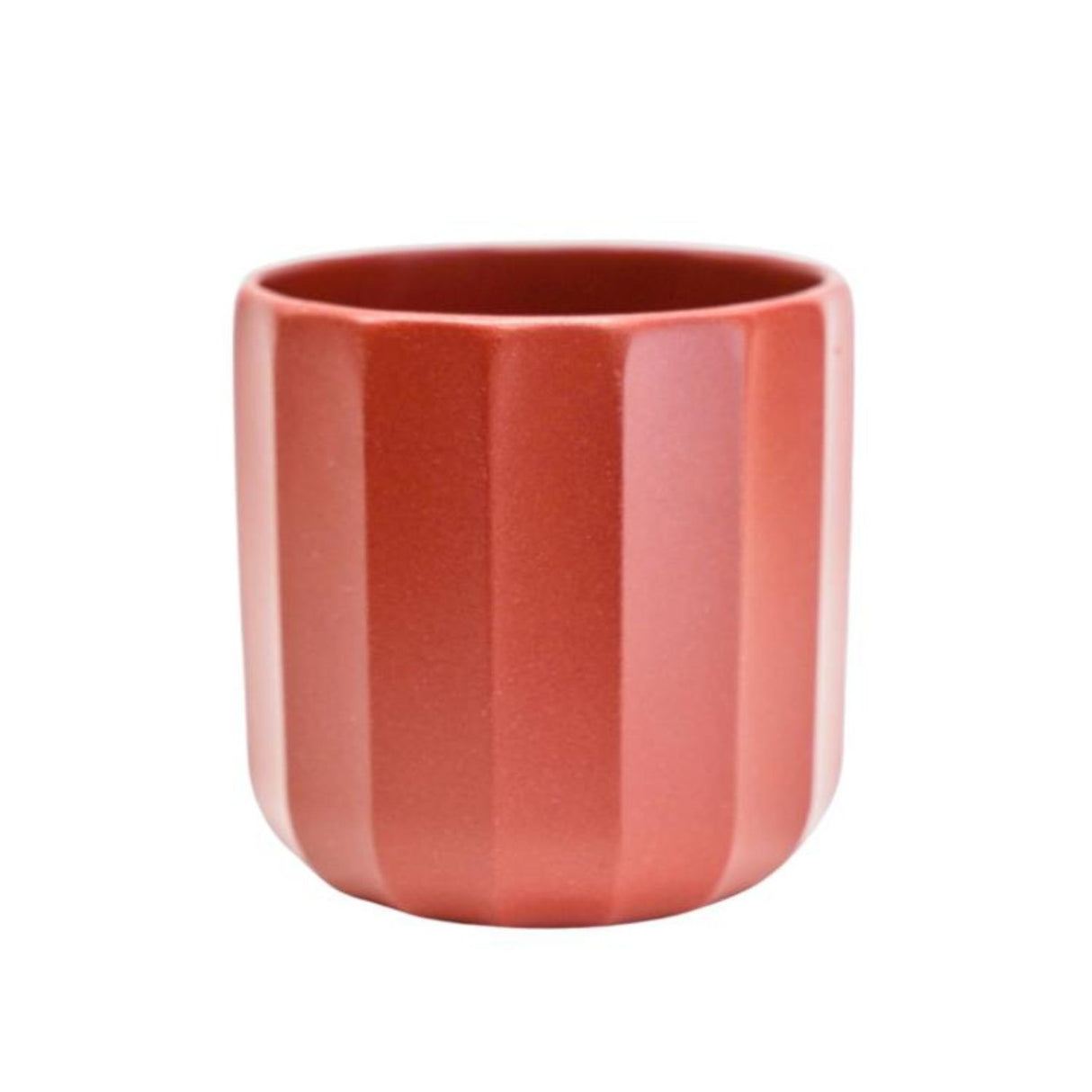Ivyline 7cm Positanto Red Ochre Geo Planter