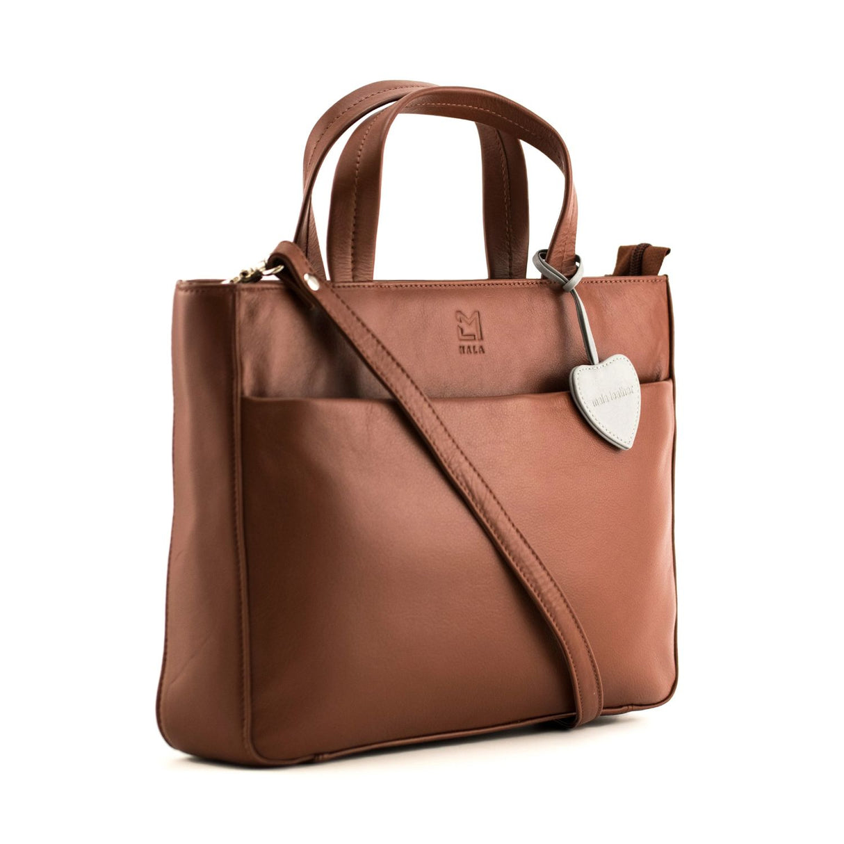 Mala Leather Tan Anishka Multiway Grab Bag