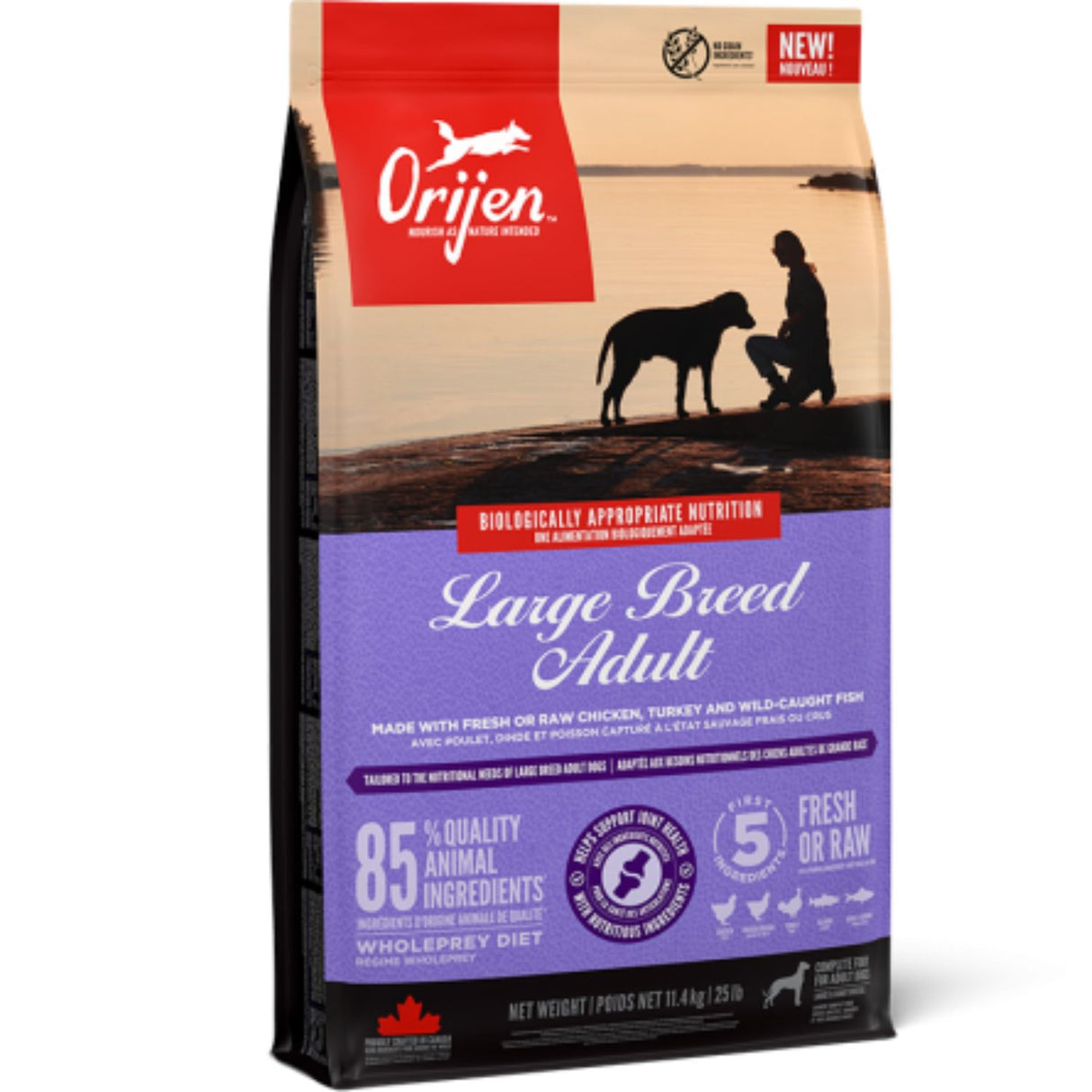 ORIJEN Large Breed Adult Dog Food 11.4KG