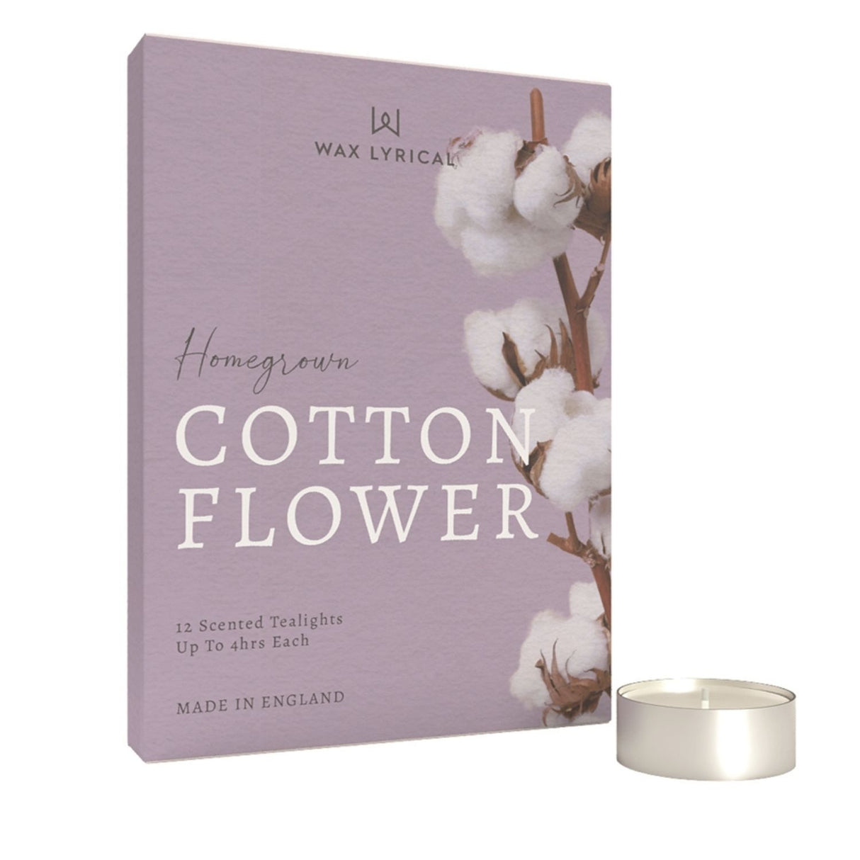 Wax Lyrical Cotton Flower Scented Tea Lights (Pack of 12) - HG0104