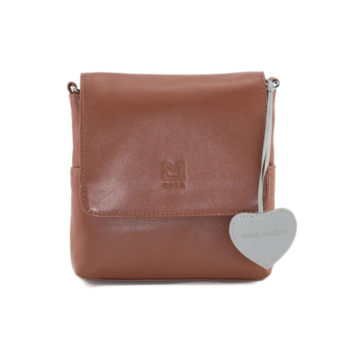 Mala Leather Small Tan Anishka Travel Cross Body Bag
