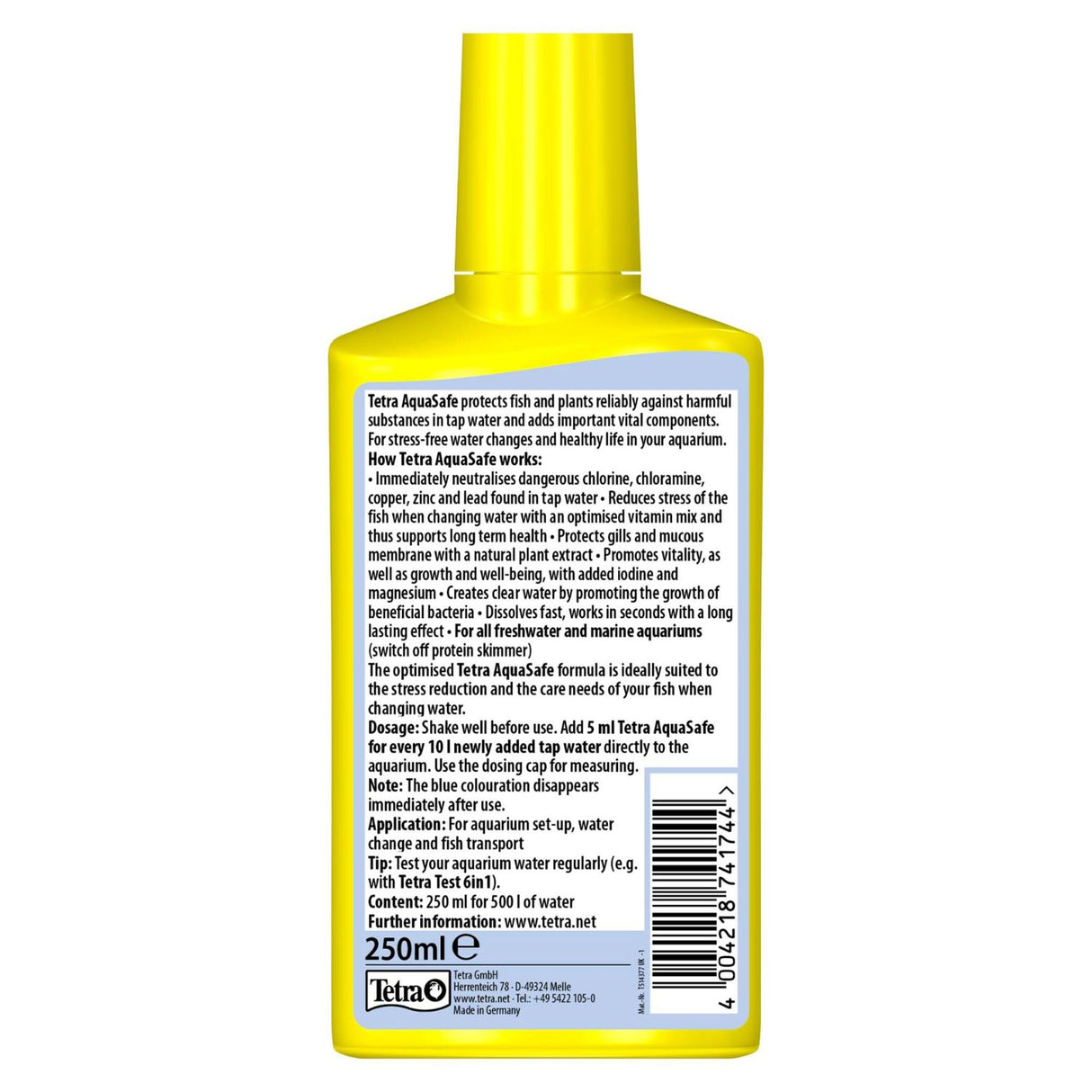 Tetra Aquarium 250ml AquaSafe