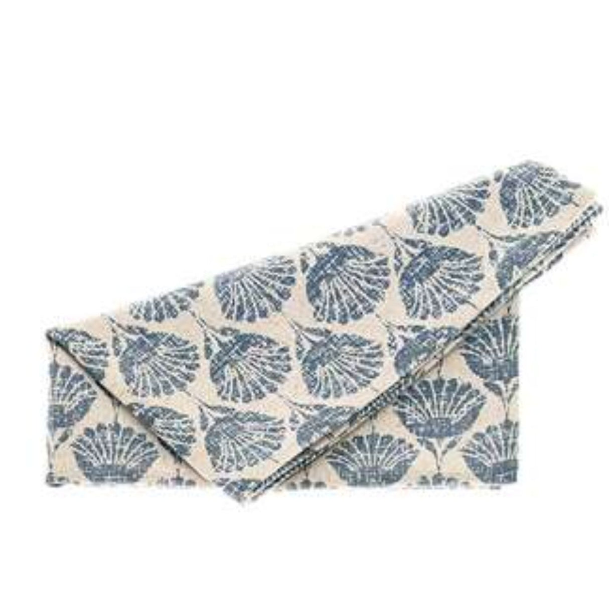 Walton & Co Slate Blue Carnation Napkin (Set of 4)