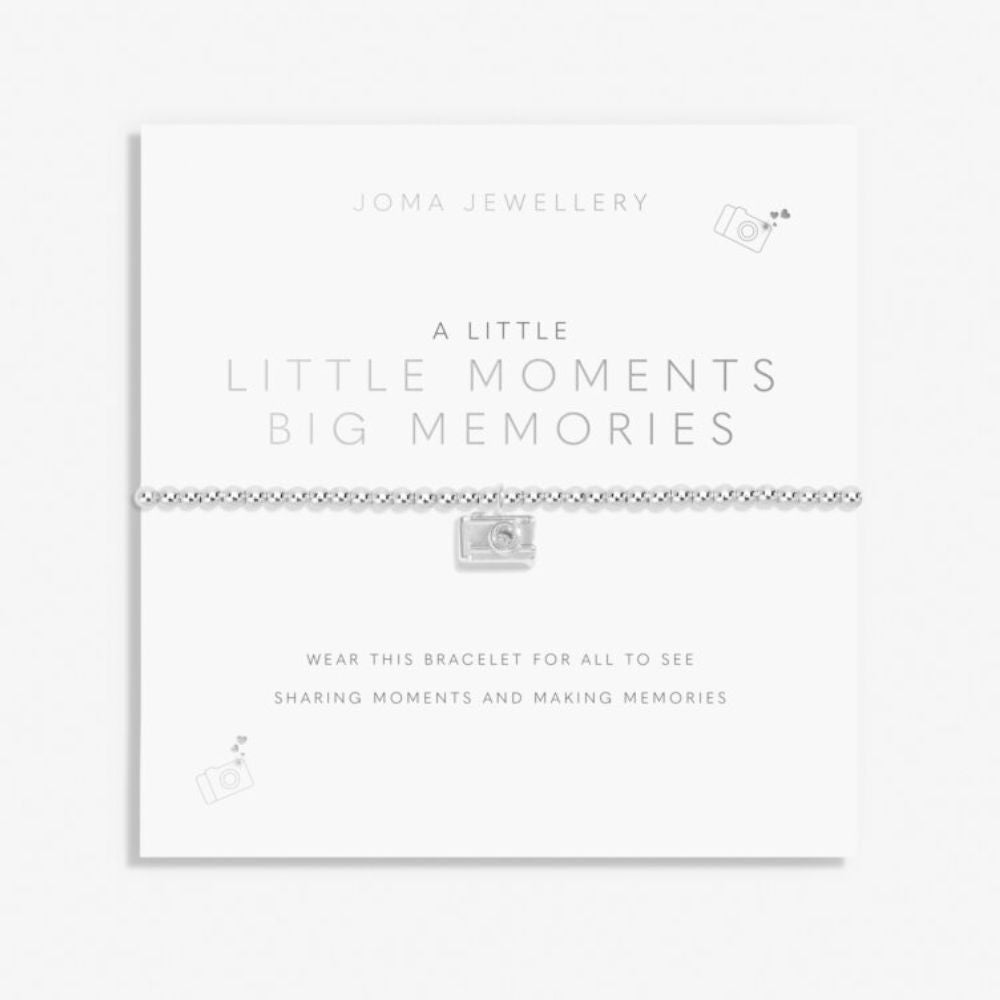 Joma Jewellery Silver A Little 'Little Moments Big Memories' Bracelet