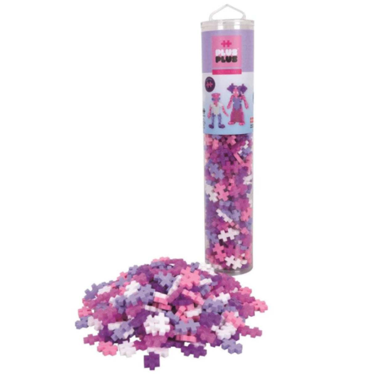 Plus Plus 240 Piece Glitter Jigsaw Tube