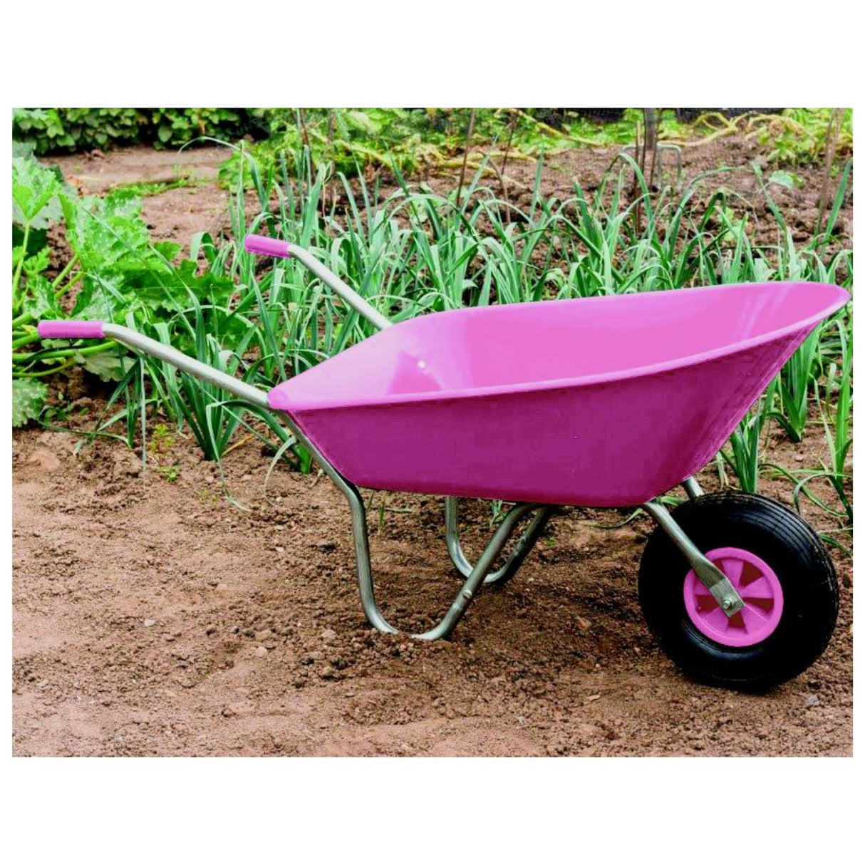 Ambassador Boxed 85L Wheelbarrow Pink