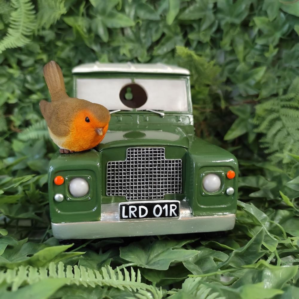 Vivid Arts 17.5cm Classic Land Rover Defender Birdhouse - XBC-BH84-D