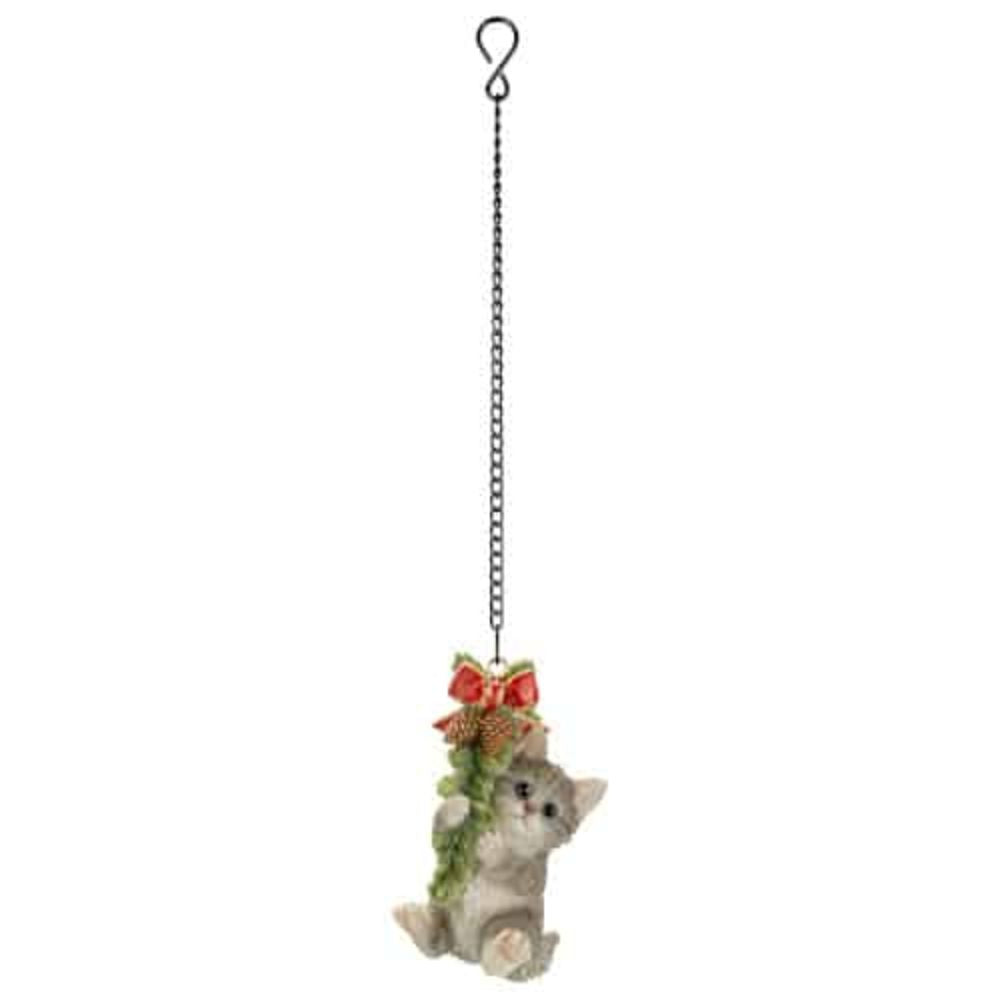 Vivid Arts Resin Hanging Tabby Kitten Wreath Pet Pal