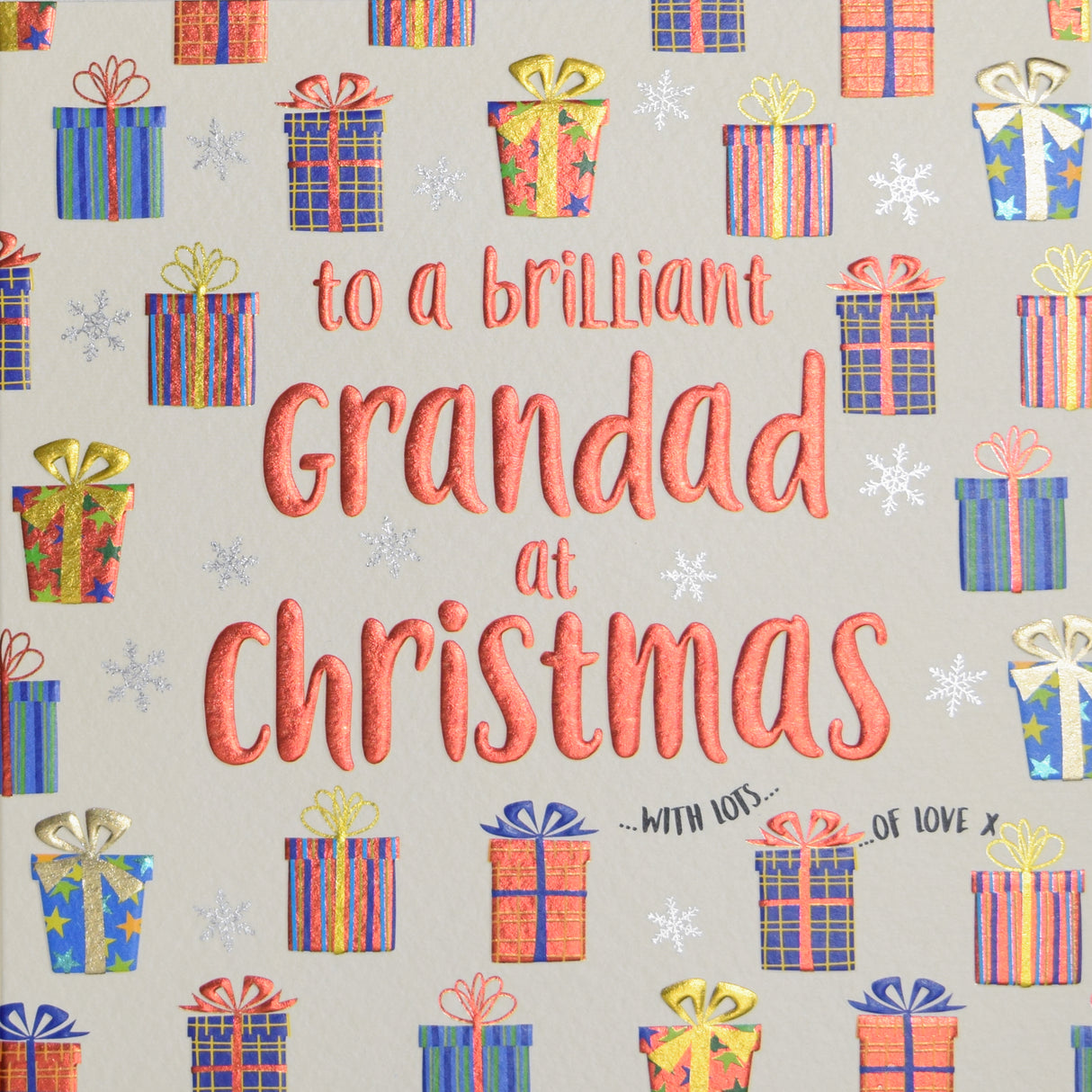 Woodmansterne Grandad Gifts Christmas Card
