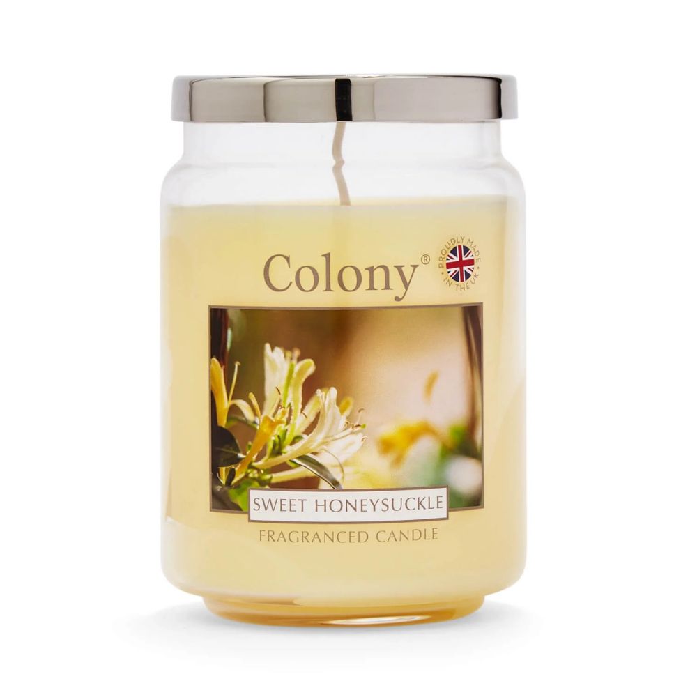 Wax Lyrical Colony Sweet Honeysuckle Large Jar Candle