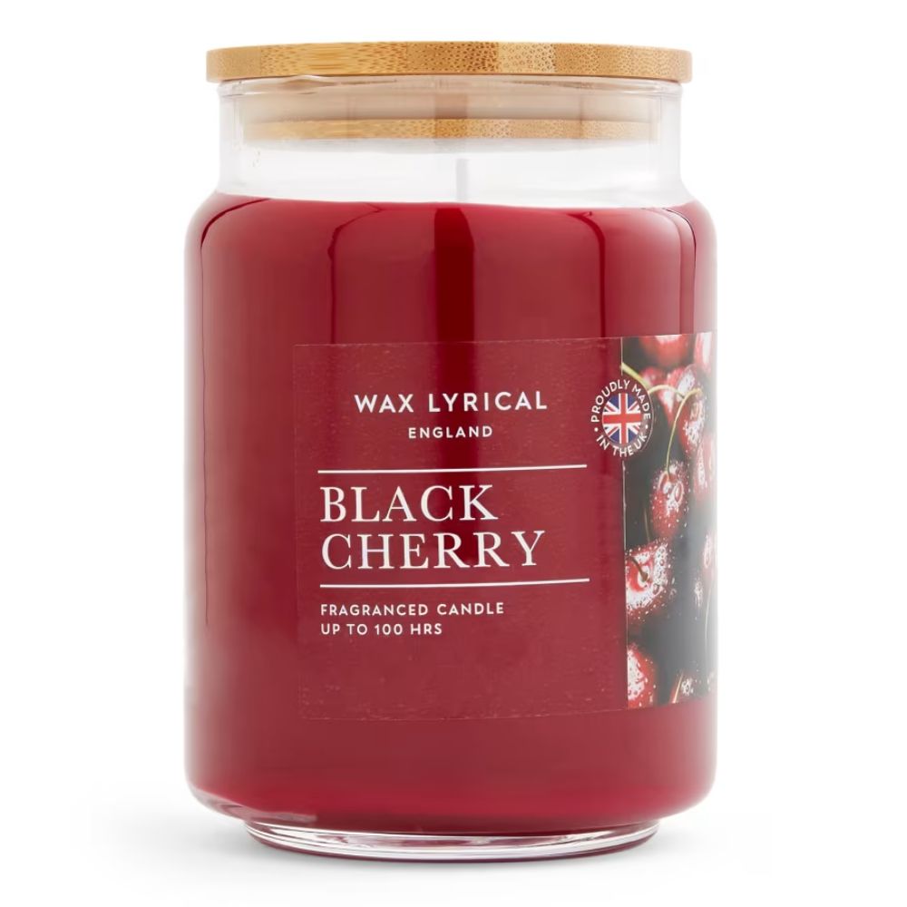 Wax Lyrical Large Black Cherry Jar Candle