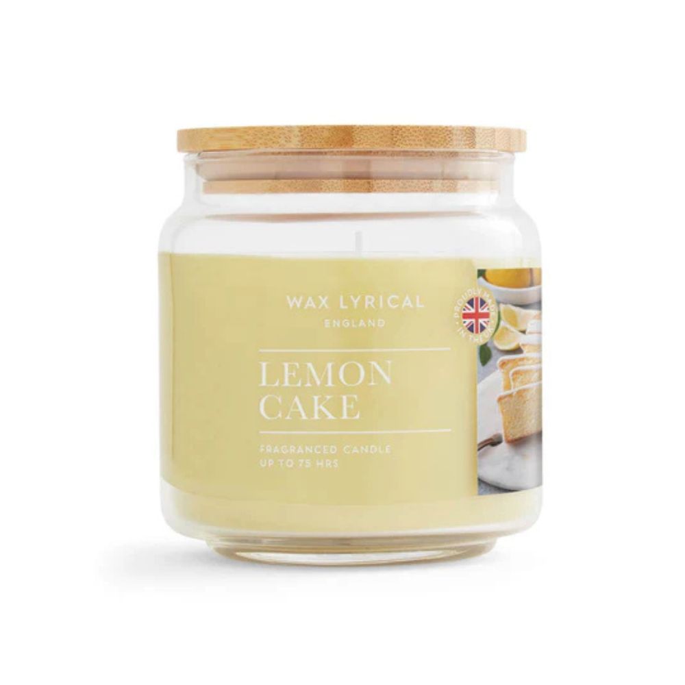 Wax Lyrical Medium Jar Lemon Cake Scented Candle