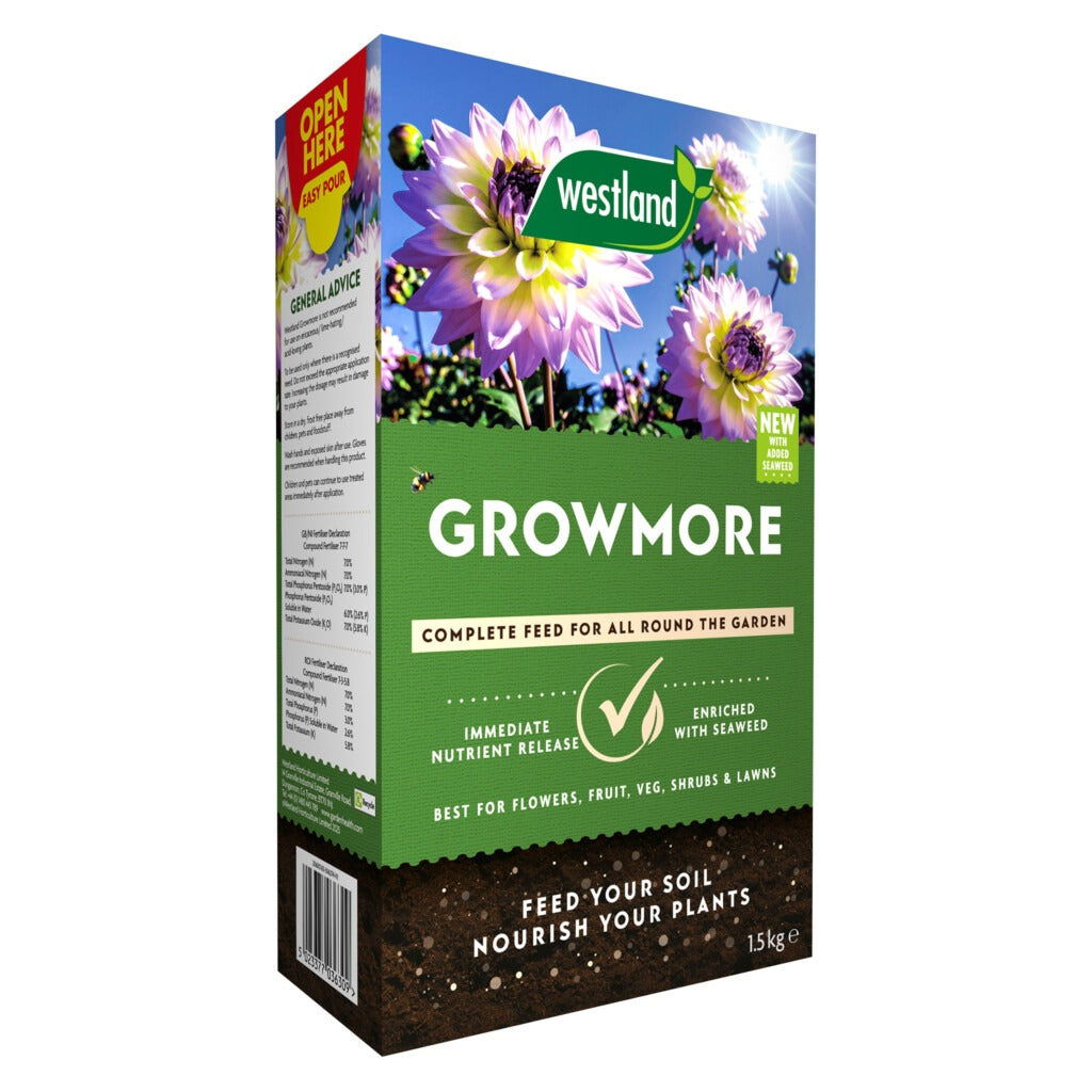 Westland 4kg Growmore Garden Fertiliser Plant Food (with added seaweed)