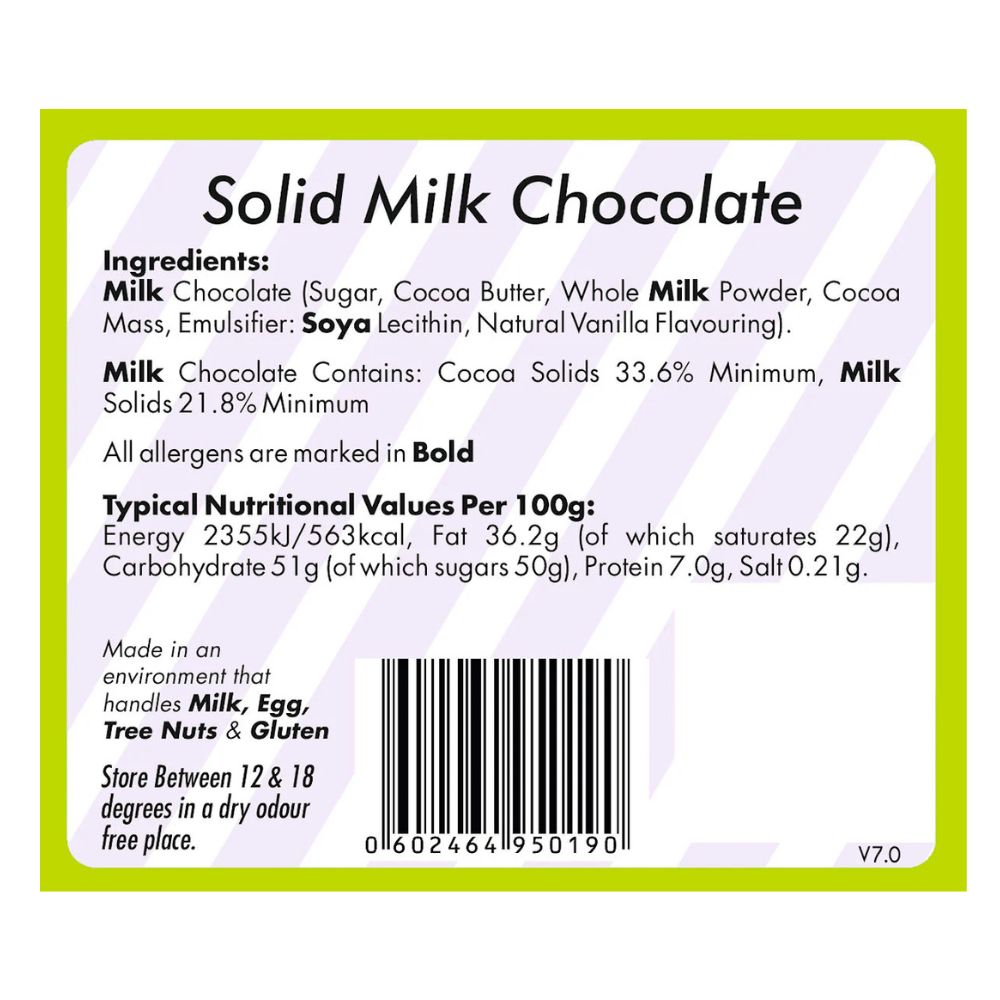 Wickedly Welsh 90g Moreish Milk Chocolate Bar