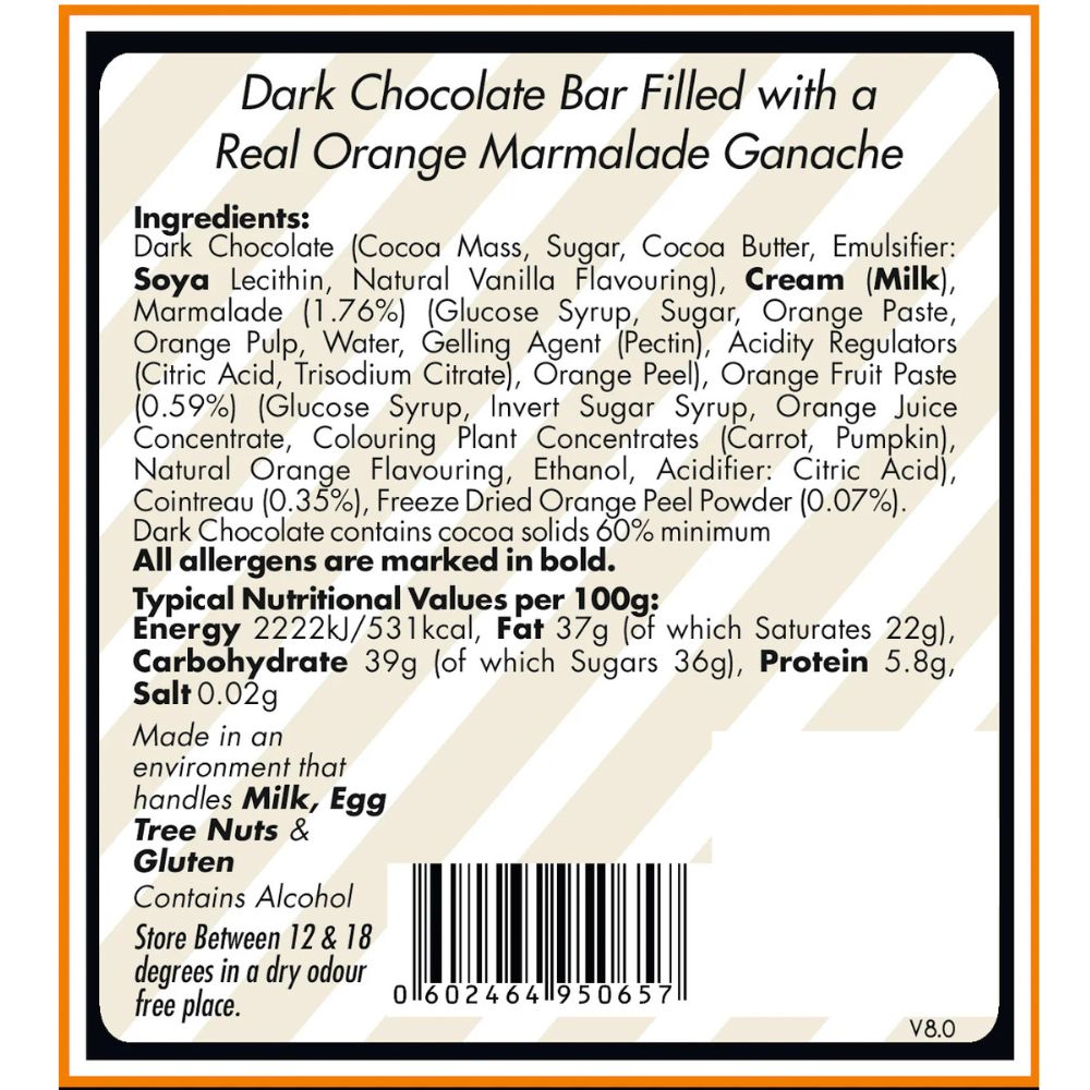Wickedly Welsh 90g Orange Marmalade Bar