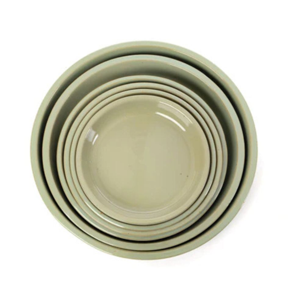 Woodlodge 25cm Mint Green Blossom Saucer