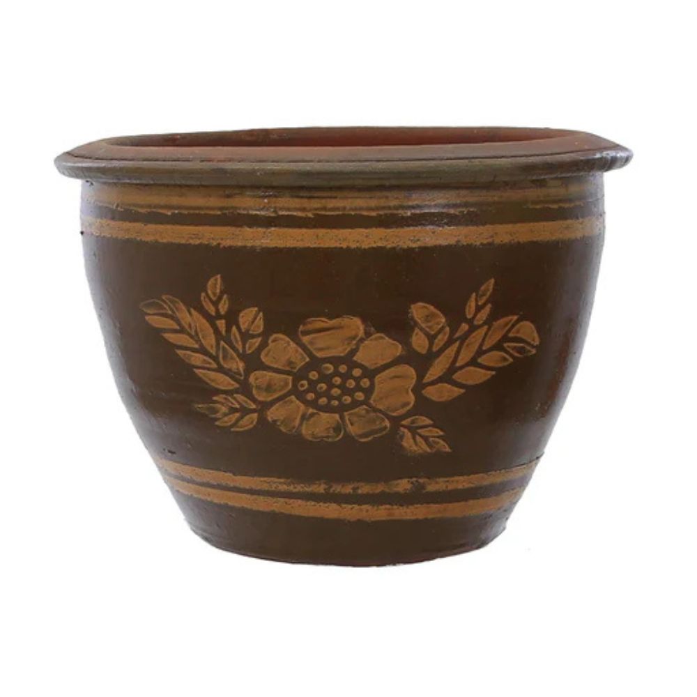 Woodlodge 30cm Flower Design Peng Pot