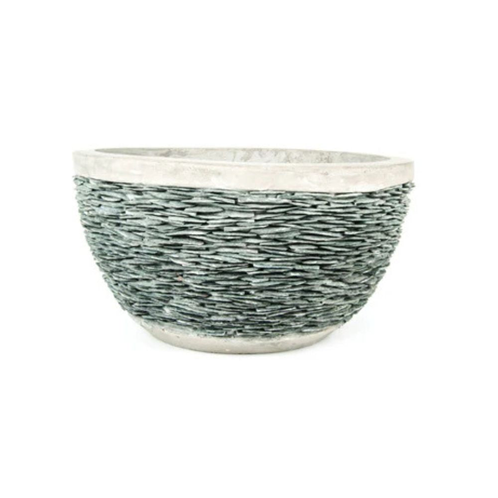 Woodlodge 25cm Slate Bowl Pot