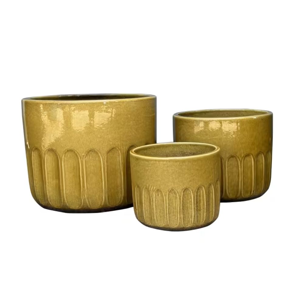 Woodlodge 37cm Cosette Short Glazed Pot - (Choice of 3)