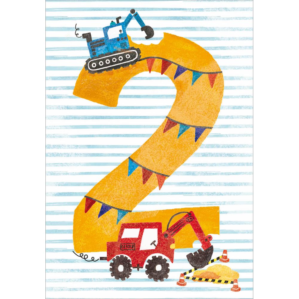 Woodmansterne 2nd Diggers Birthday Card
