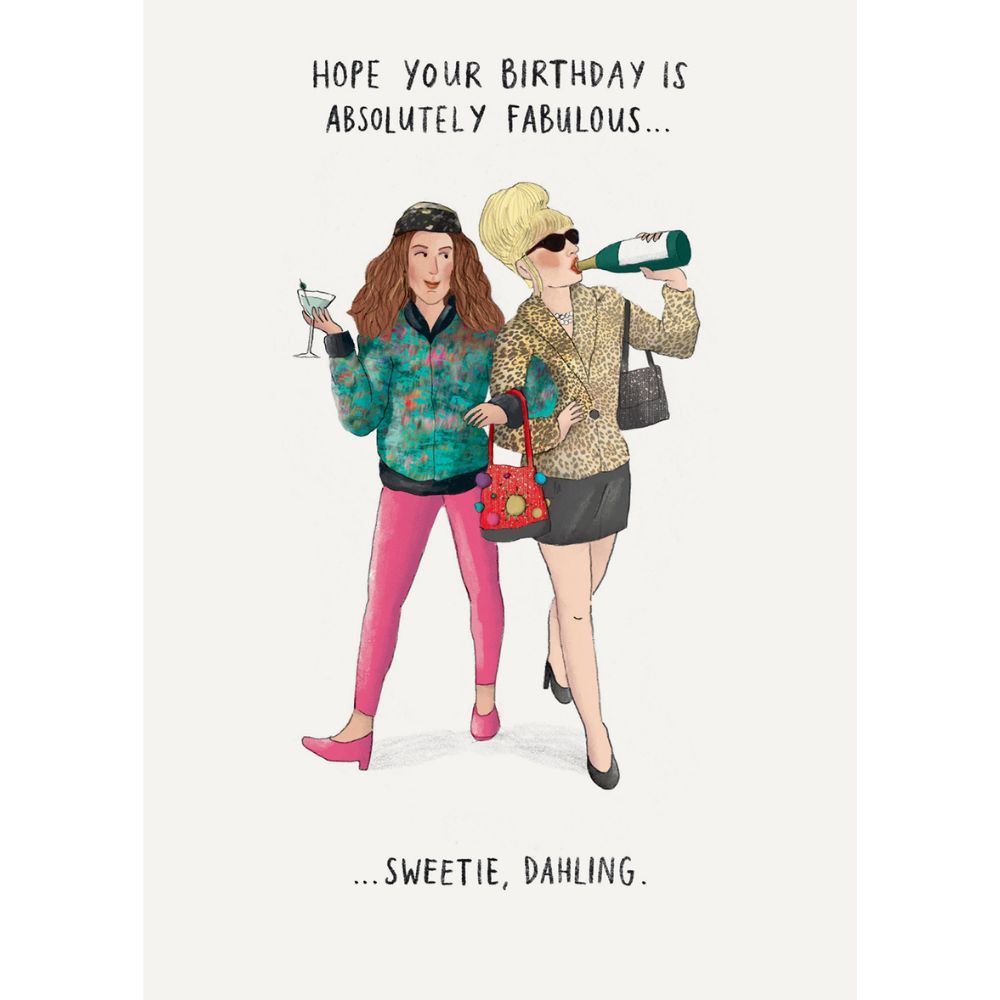 Woodmansterne Absolutely Fabulous Funny Blank Card