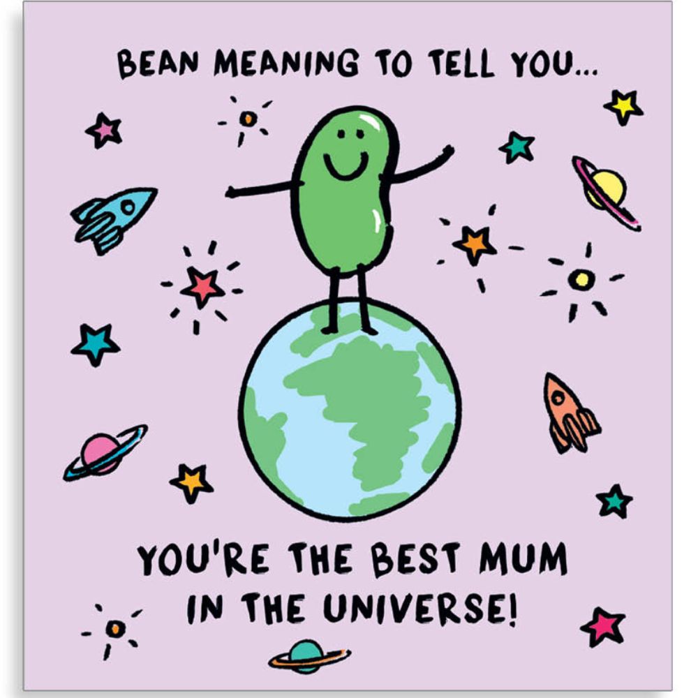 Woodmansterne Bean Universe Mother's Day Card