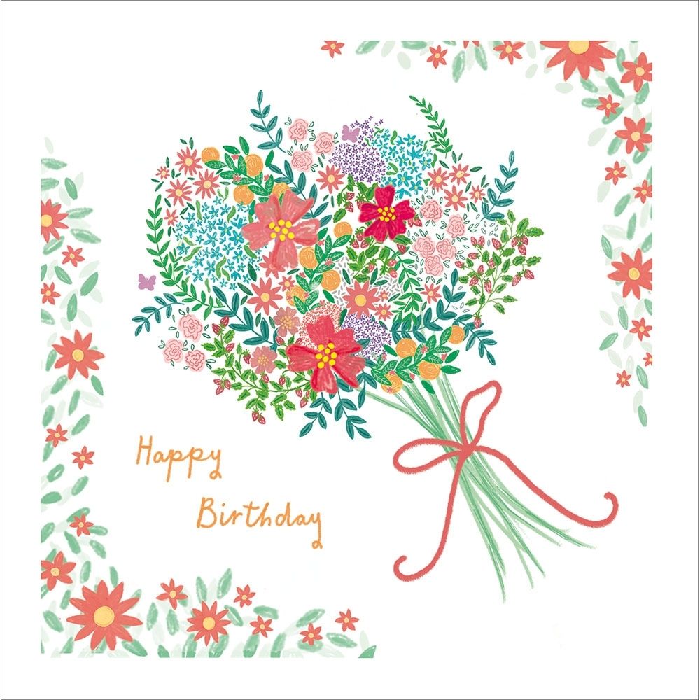 Woodmansterne Beauitiful Bouquet Birthday Card