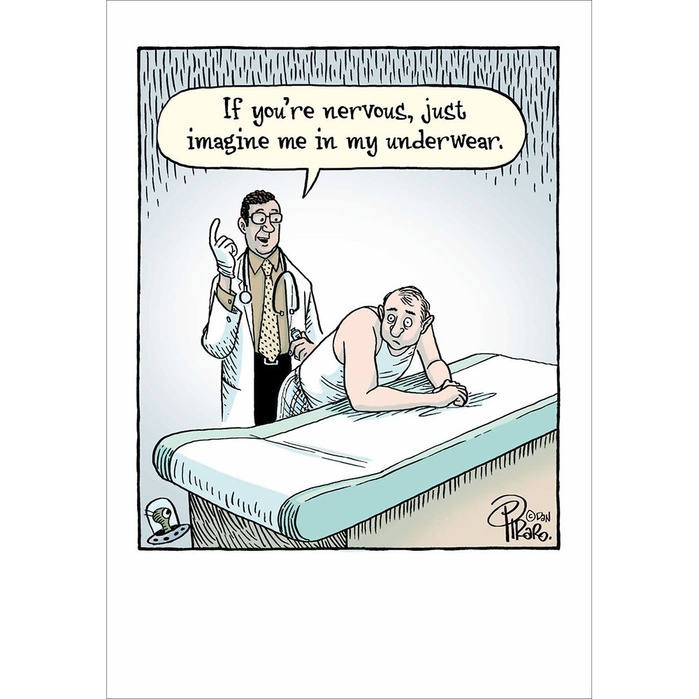 Woodmansterne Bend Over Funny Blank Card