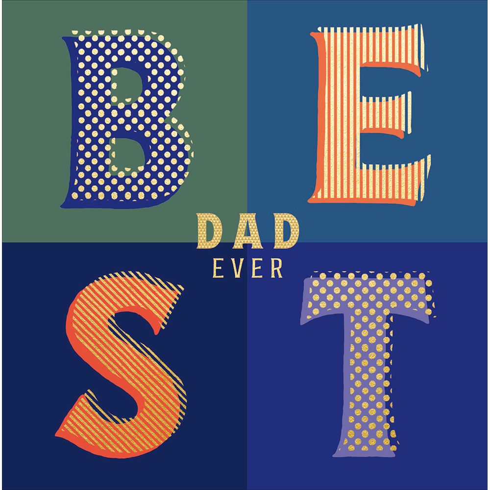 Woodmansterne Best Dad Ever Father's Day Card