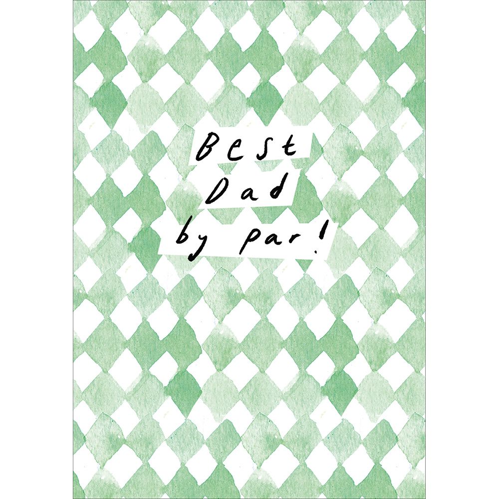 Woodmansterne Best Dad by Par Father's Day Card