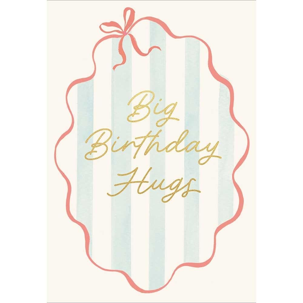 Woodmansterne Big Hugs Birthday Card