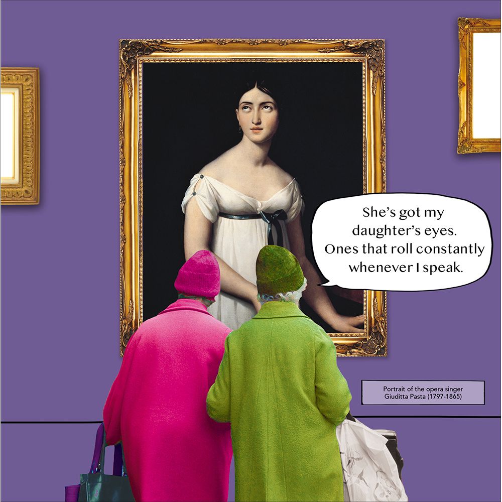Woodmansterne Daughter's Rolling Eyes Funny Blank Card