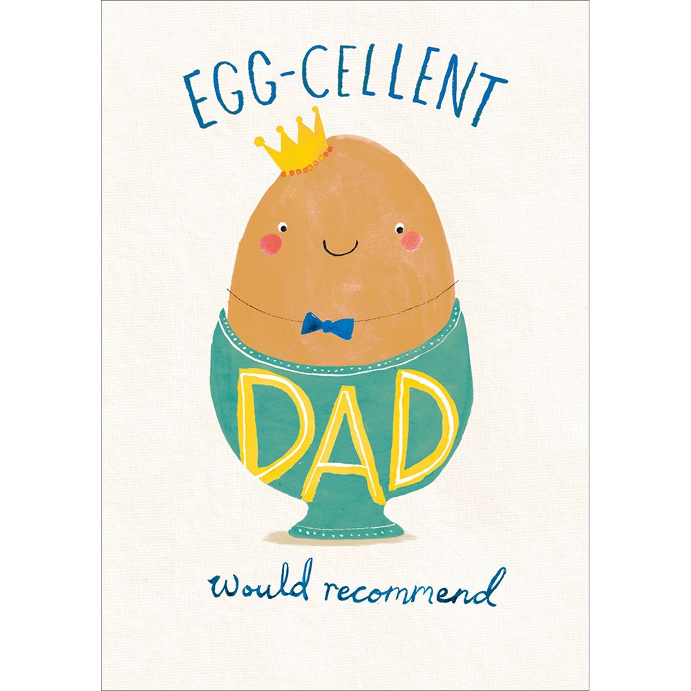 Woodmansterne Egg-cellent Dad Father's Day Card