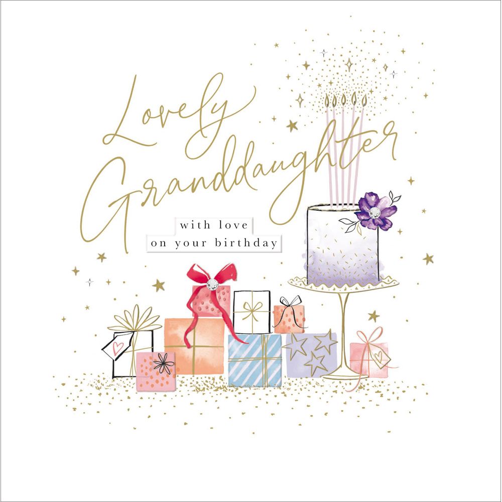 Woodmansterne Granddaughter Presents Birthday Card