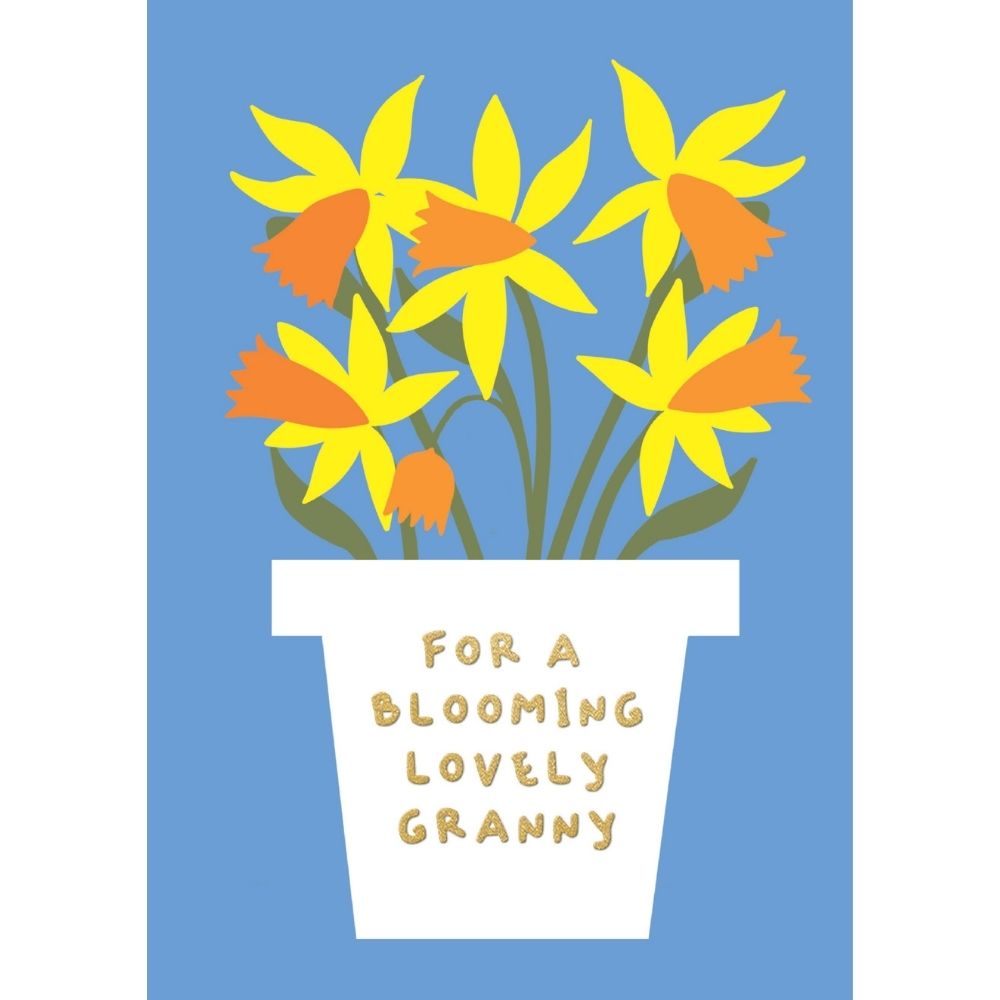 Woodmansterne Granny Blooming Daffodils Mother's Day Card