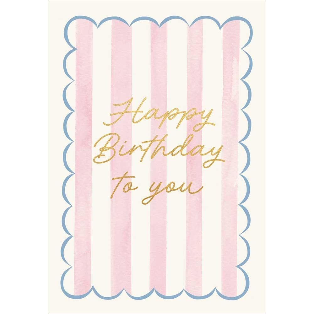 Woodmansterne Hugs & Kisses Happy Birthday Card