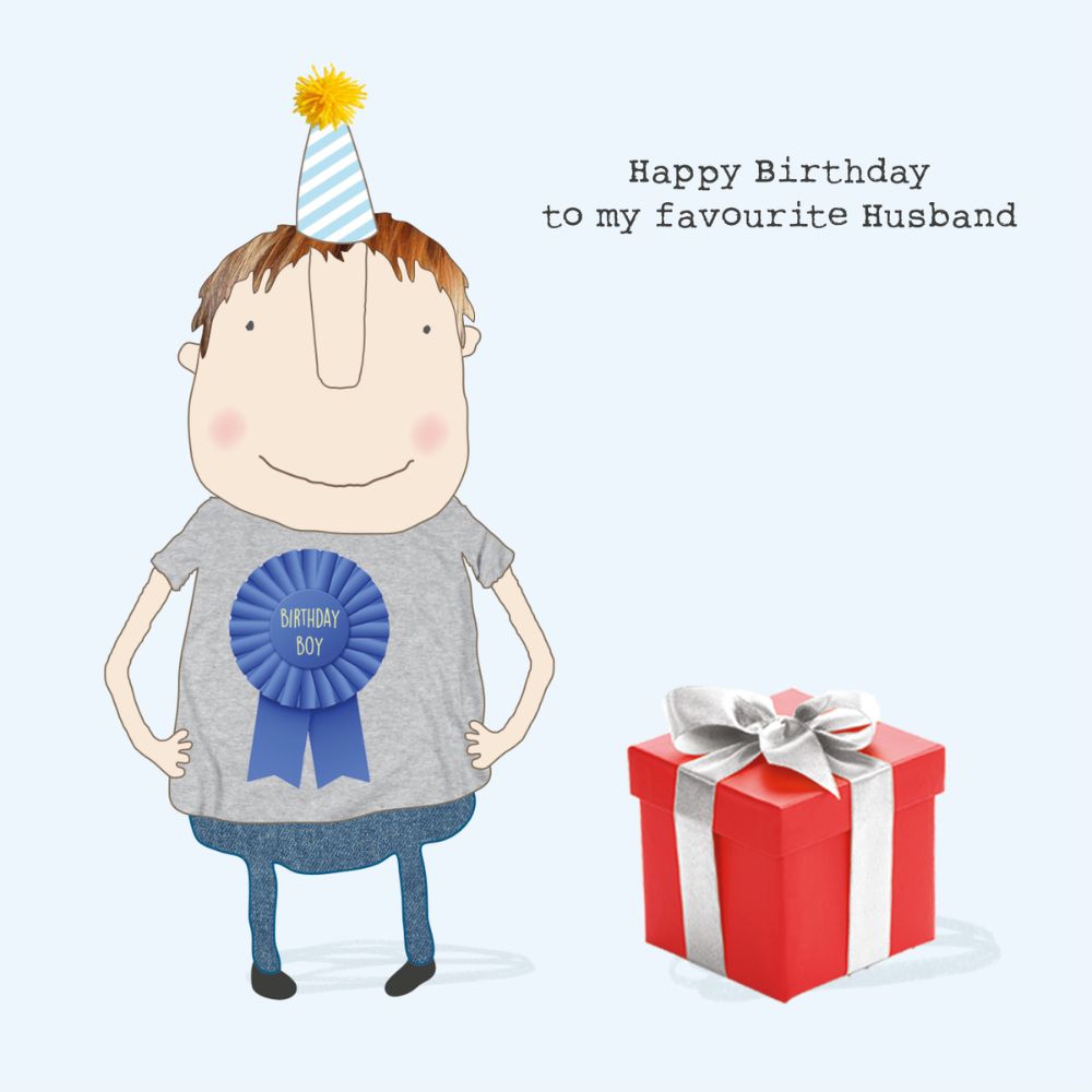Woodmansterne Husband Favourite Birthday Card