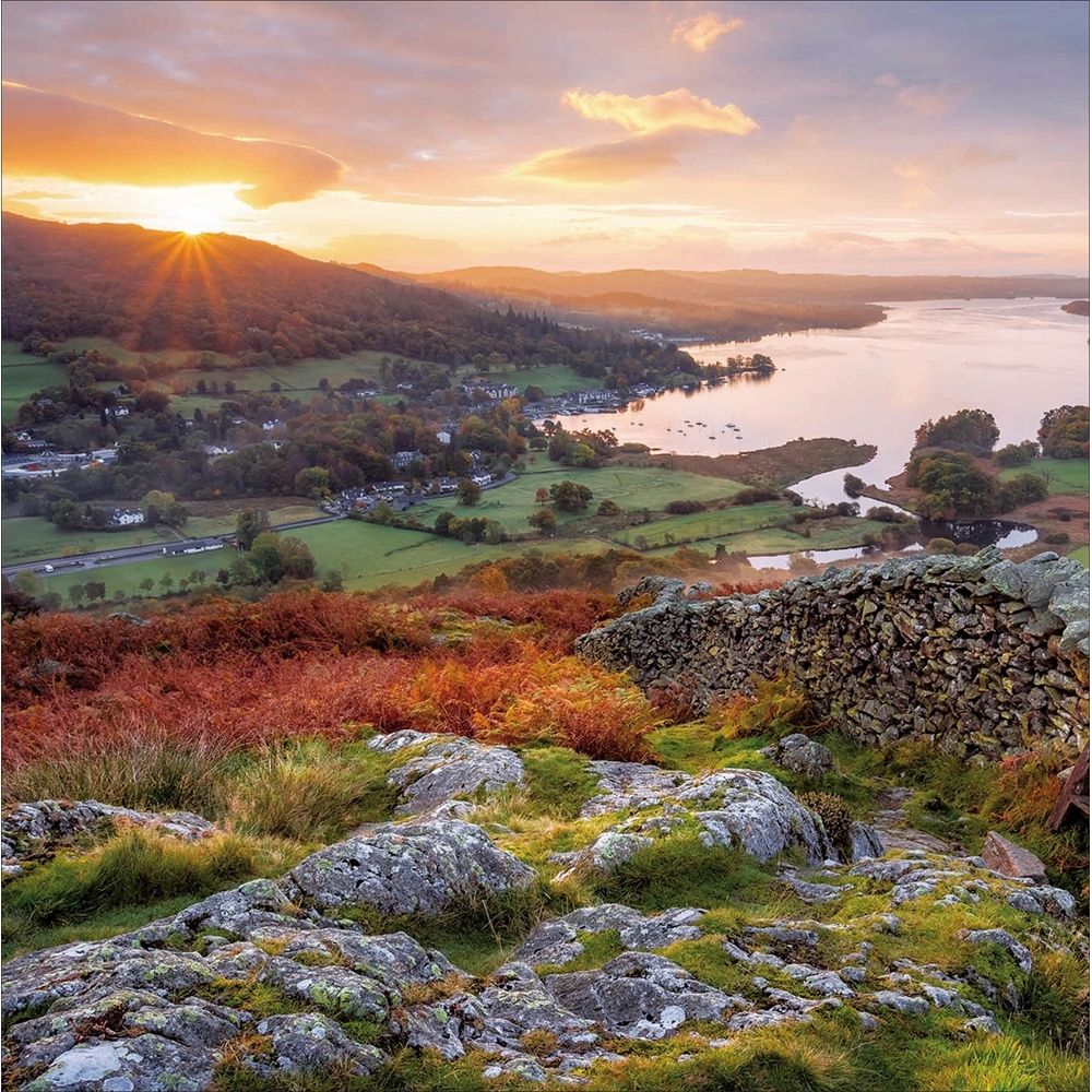Woodmansterne Lake District Cumbria Blank Card