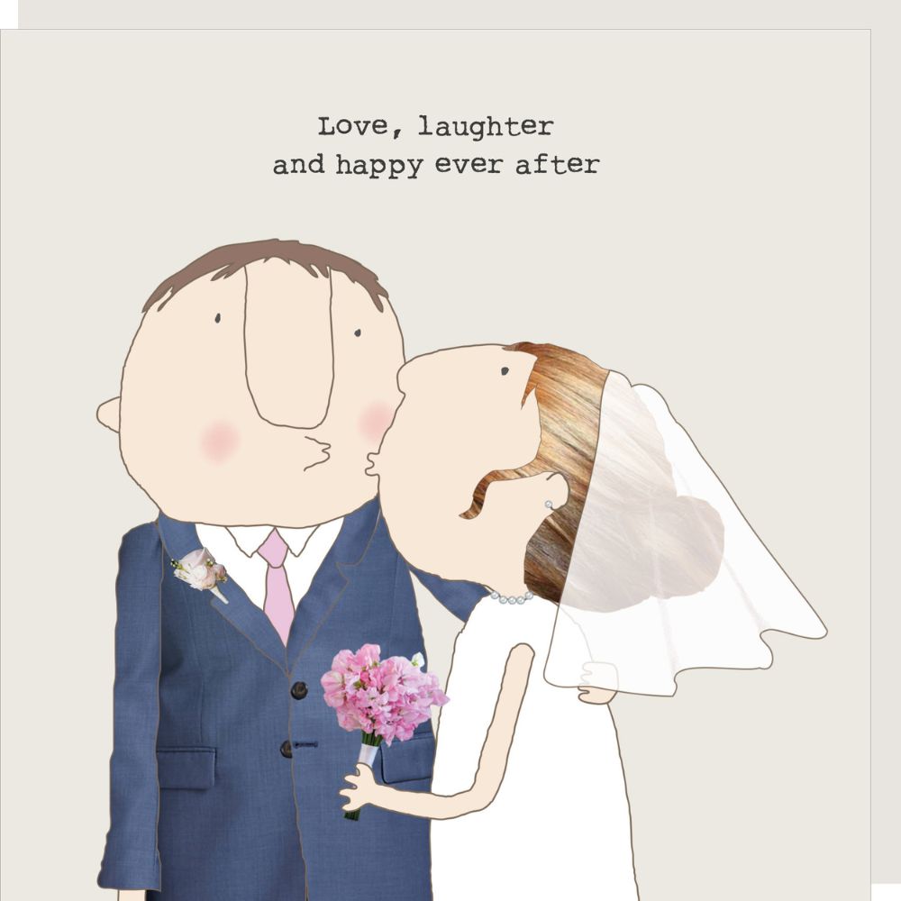 Woodmansterne Love, Laughter & Happily Ever After Wedding Card