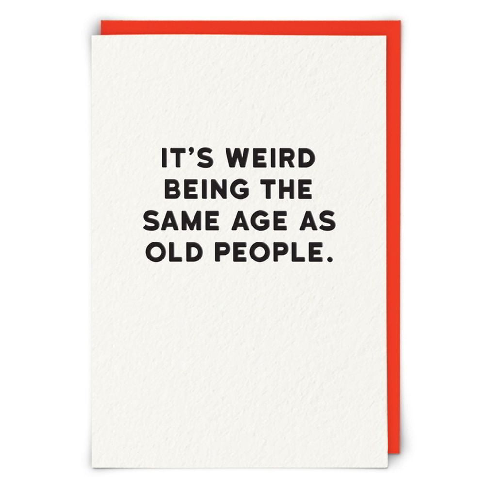 Woodmansterne Old People Blank Card