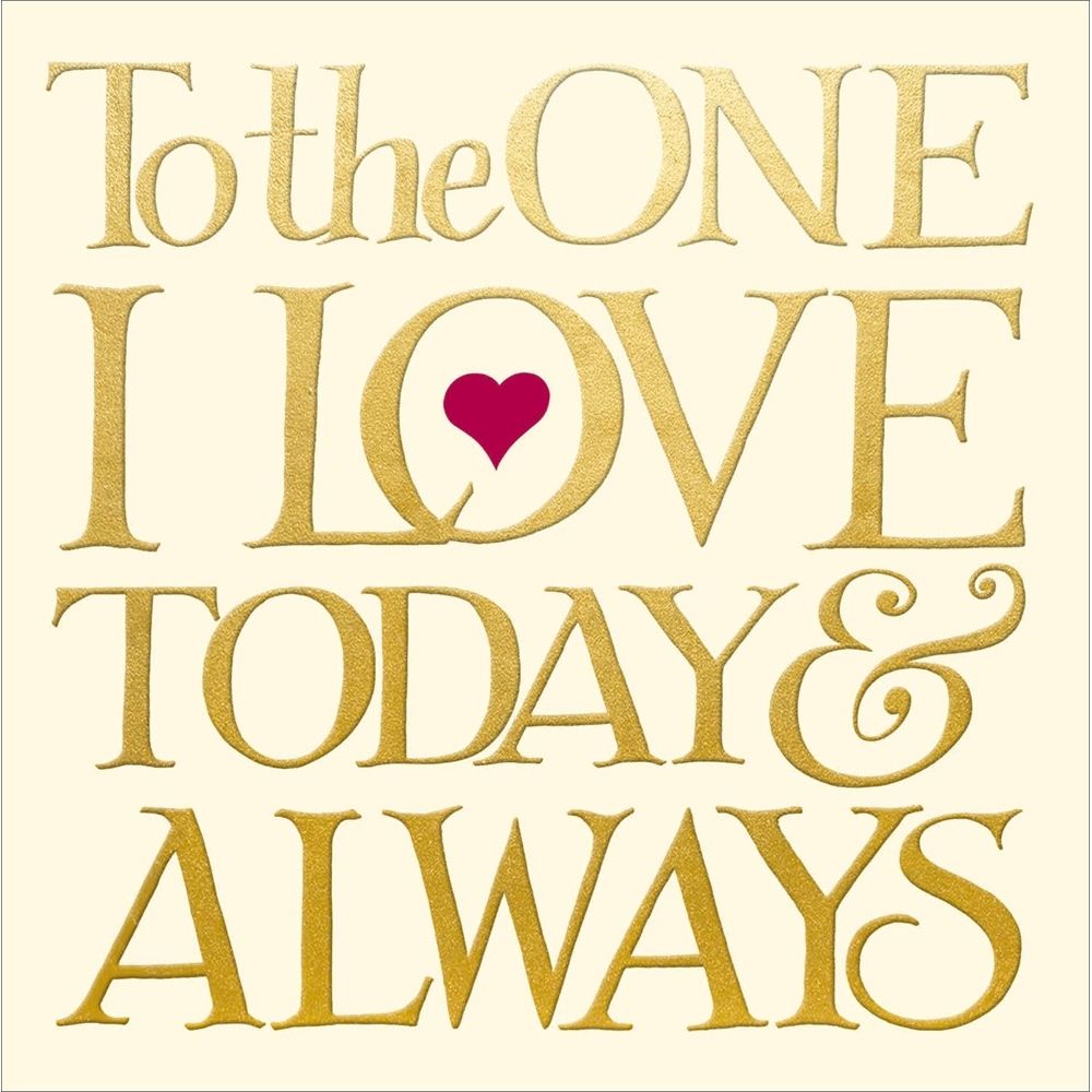 Woodmansterne One I Love Today & Always Card