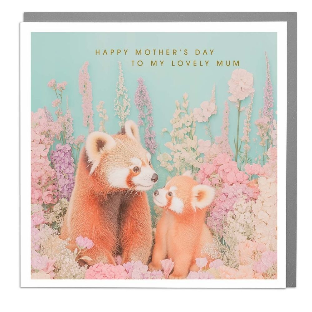 Woodmansterne Red Pandas Mother's Day Card