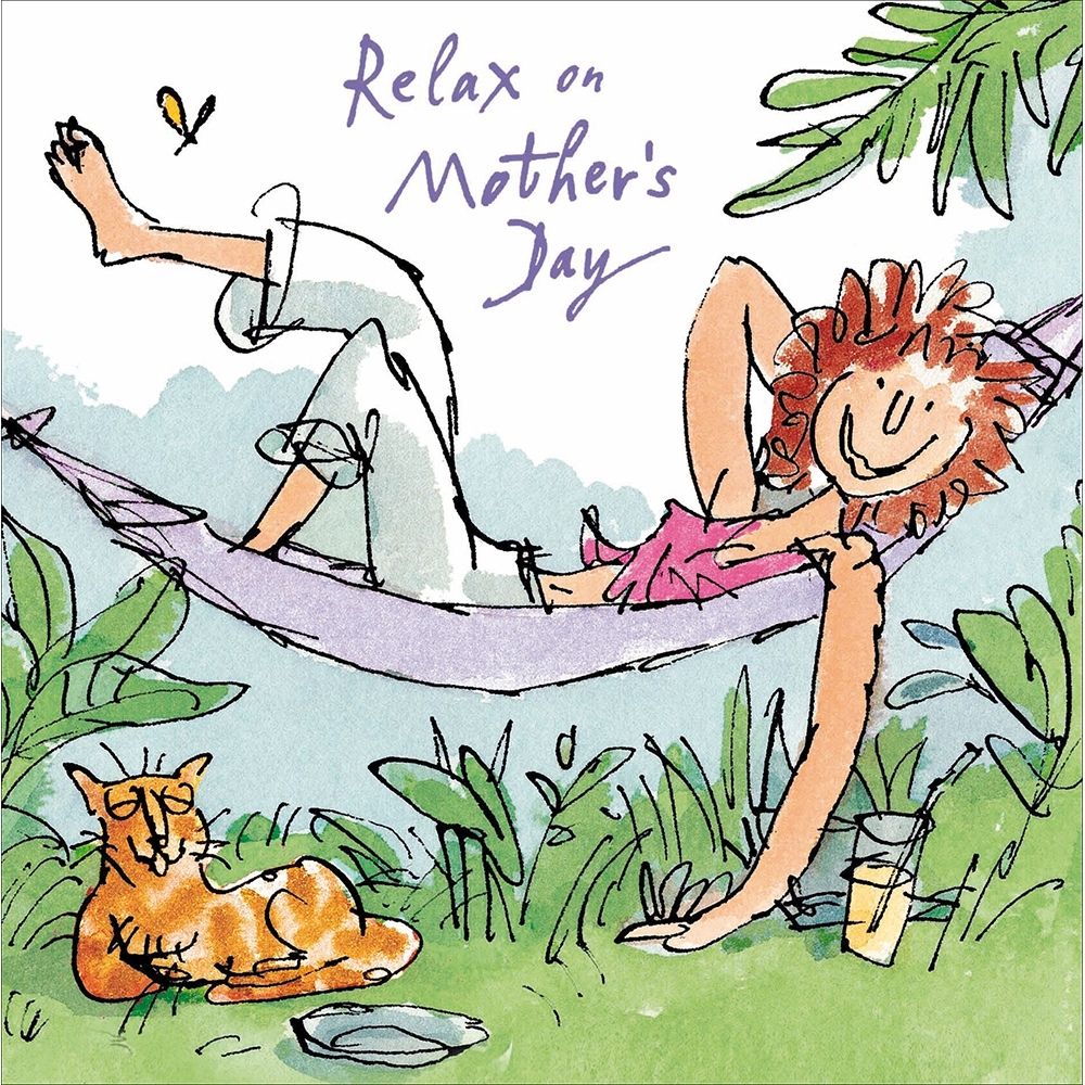 Woodmansterne Relaxing in Hammock Mother's Day Card