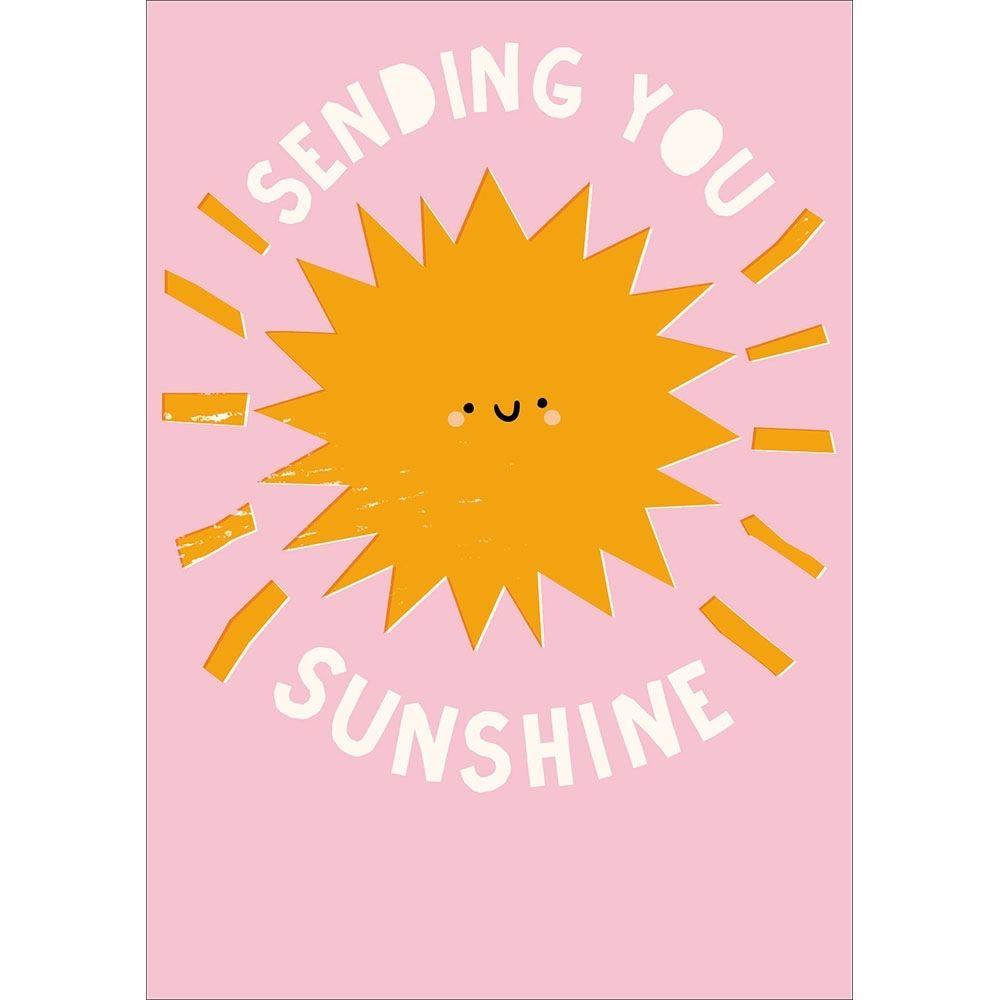 Woodmansterne Sending You Sunshine Blank Card