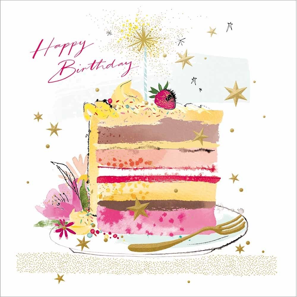 Woodmansterne Slice of Happiness Birthday Card